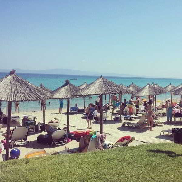 Al Mare Hotel Polychrono Exterior foto